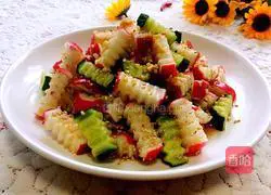 Illustration of how to make cold radish 8