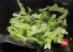 Stir-fried broccoli Illustration of how to do it 9