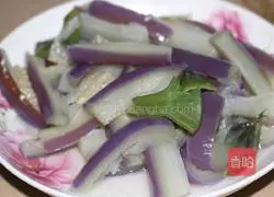Illustration of how to make stir-fried eggplant 1