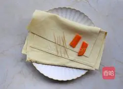 Illustration of how to make the cold bean curd version with blooming flowers and riches 1