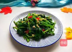 The most down-to-earth anti-cancer celebrity dish #Stir-fried sweet potato leaves with minced garlic, illustration 8