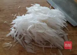 How to make shredded radish with scallion oil on the tip of the tongue Illustration 2