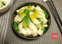 Illustration of Stir-fried Chrysanthemum and Cabbage 7