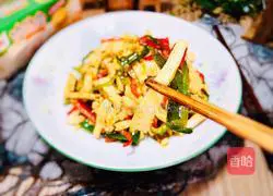 Illustration of how to make fried tofu with chili pepper 12