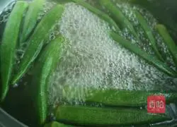 Sauce Illustration of how to make okra 1