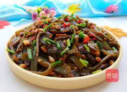 Illustration of how to make spicy kelp head 1