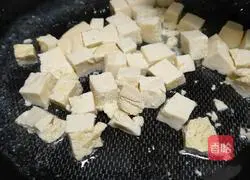 Illustration of braised frozen tofu recipe 1