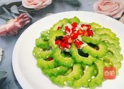 Illustration of how to make cold bitter melon (refreshing version) 9