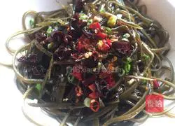 Illustration of how to make cold kelp shreds 5