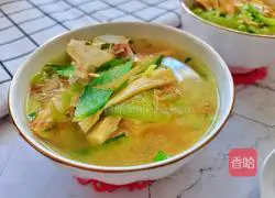 Illustration of how to make delicious, nutritious and weight-loss cucumber and yuba soup 7