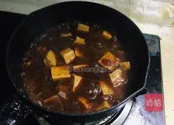 Illustration of how to make spicy tofu 5