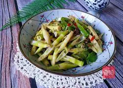 Illustration of how to make bamboo shoots and plum vegetables 1
