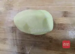Illustration of how to make green pepper and potato shreds 1