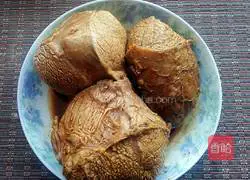 Illustration of how to make soy beef 4