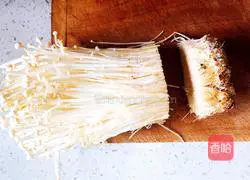 Illustration of how to make garlic mushrooms 2