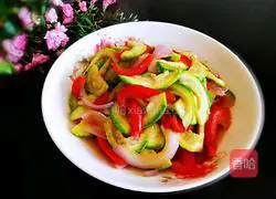 Stir-fried zucchini# Summer Refreshing Light Food# Recipe Illustration 15