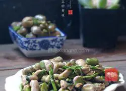 Illustration of how to fry tender peas with spring sprouts 5
