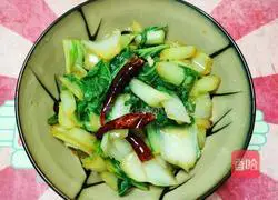 Illustration of how to make stir-fried cabbage in ten minutes