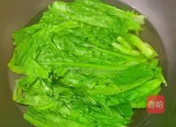 Illustration of how to make boiled lettuce 4