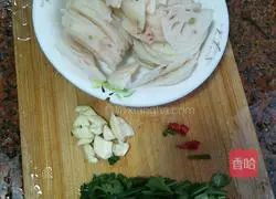 Illustration of how to make vegetarian fried lotus root slices 2