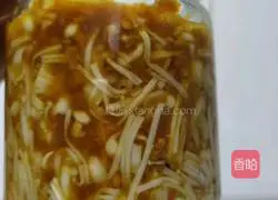 Illustration of Spicy Enoki Mushrooms 5