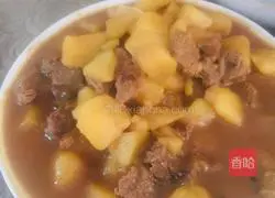 Illustration of how to cook beef brisket with potatoes 8