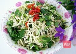 Cold shredded tofu recipe 7