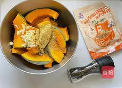 French garlic roasted pumpkin Practice illustration 2