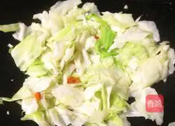 Illustration of stir-fried cabbage 6