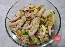 Illustration of how to make chicken feet with lemon and pickled pepper 14