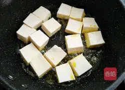 Illustration of braised tofu with mushrooms 6