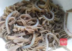 Illustration of how to make cold beef louvers 4