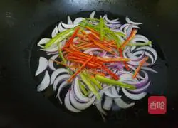 Illustration of how to make onions mixed with fungus 5