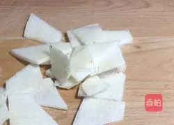 Illustration of how to make fungus mixed with yam 2