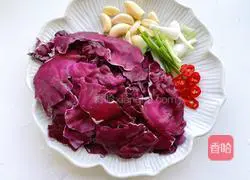 Hot and sour purple cabbage recipe 3