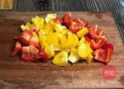 Stir-fried Cai Illustration of how to make pepper 4