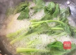 Boiled Cantonese cabbage heart Illustration of how to do it 5