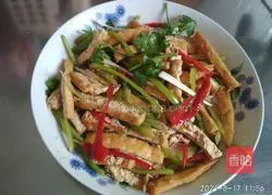 Cold fried tofu recipe 9