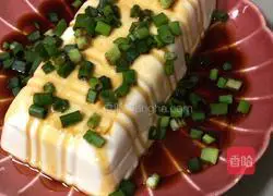 Illustration of how to make steamed tofu 6