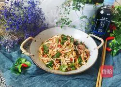 Illustration of how to make cold shredded chicken 14 