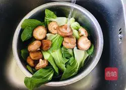 Illustration of how to cook mushrooms and rapeseed 1