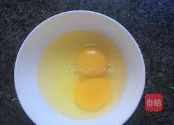 Illustration of home-style loofah and egg soup 4