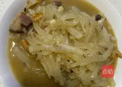 Illustration of how to make shredded radish in chicken sauce 9