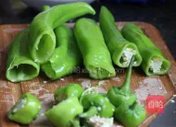 Tiger skin green pepper Illustration of how to do it 1