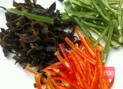 Stir-fried shredded yam Practice illustration 2