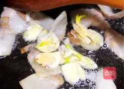 Raw stir-fried cabbage heart Illustration of how to do it 8