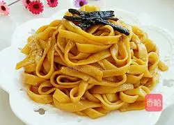 Illustration of how to make scallion oil noodles 16