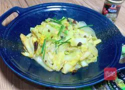 Illustration of how to make spicy cabbage 7