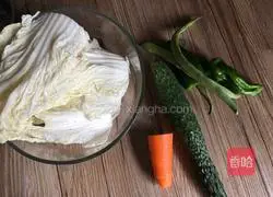 Illustration of how to make vegetable rolls for weight loss and beauty 1