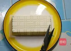 Illustration of how to make tofu with sauce 3